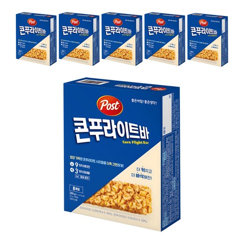 포스트 콘푸라이트바 8p, 280g, 6개