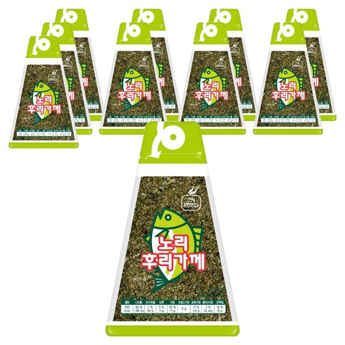 이엔푸드 노리 후리가께, 50g, 10개