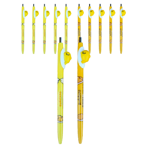구데타마 피규어볼펜 0.7mm 4p, 혼합 색상, 3세트