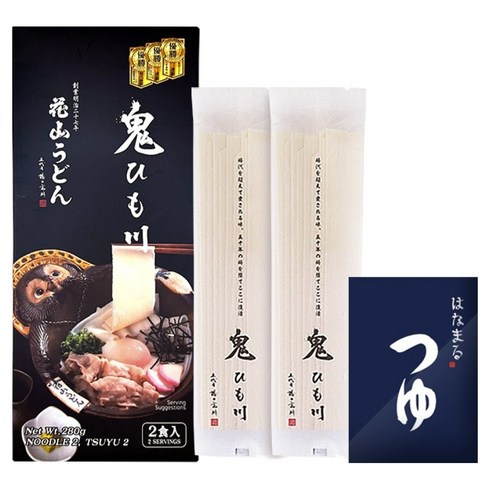 HANAYAMA 오니히모가와 하나야마 우동 2인 세트 280g, 1개
