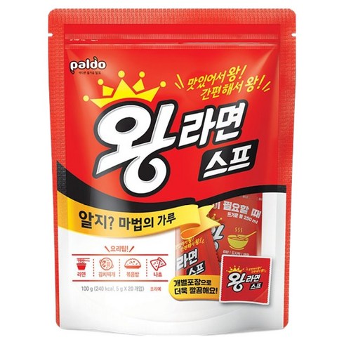팔도 왕라면 스프 20p, 100g, 1개