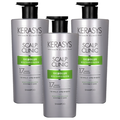 케라시스 두피 클리닉 단백질 샴푸, 750ml, 3개