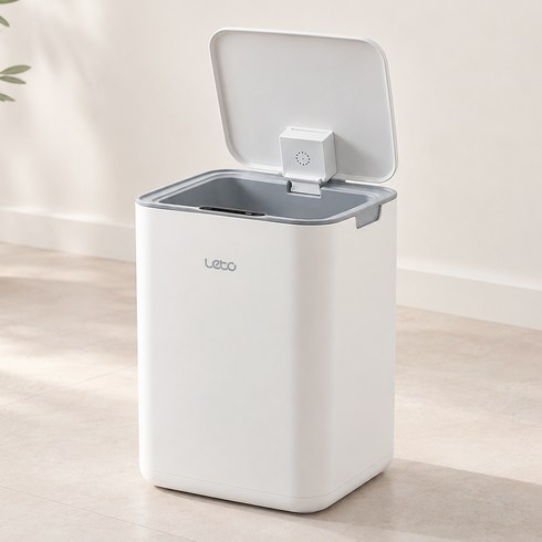 레토 자동 센서 스마트 종량제 휴지통 22L LLT-A01, 화이트