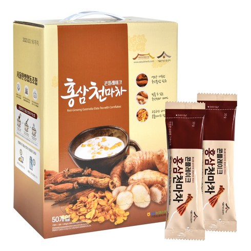 서울한방협동조합 홍삼 천마차 콘플레이크, 20g, 50개입, 1개