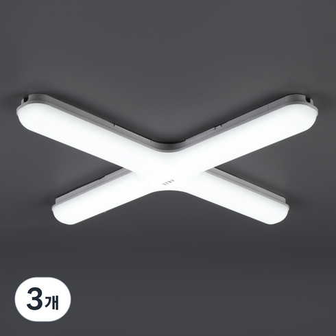 ELBA LED 십자등 60W 주광색, 3개