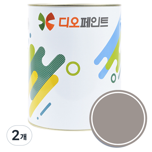 디오페인트 세라믹플러스 결로 곰팡이 방지용 페인트, 2개, 1L, 뉴트럴 48 모카그레이