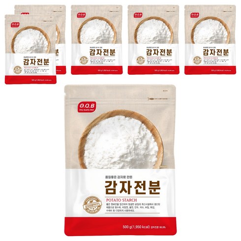 OQB 감자전분, 500g, 6개
