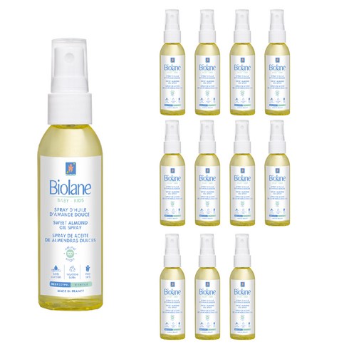 비올란 베이비 스위트 아몬드 오일 스프레이, 12개, 75ml