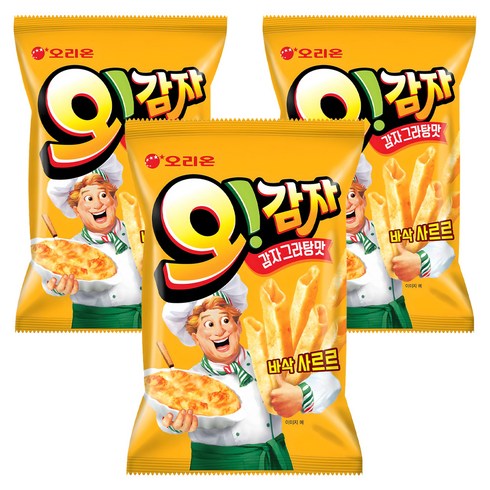 오리온 오감자 감자그라탕맛, 95g, 3개