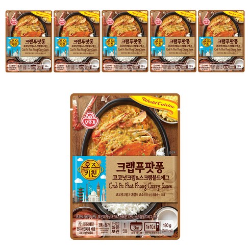 오즈키친 크랩푸팟퐁, 6개, 180g