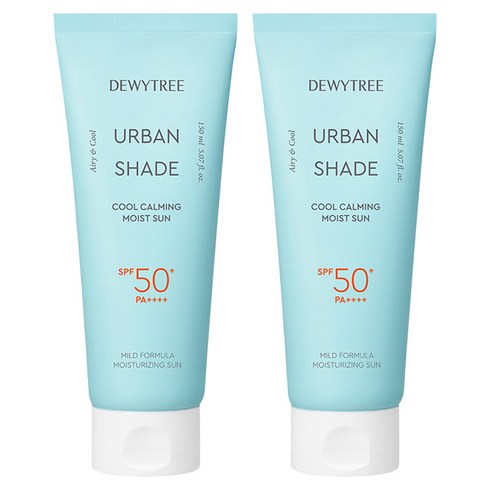 듀이트리 어반 쉐이드 쿨 카밍 수분 선크림 SPF50+ PA++++, 150ml, 2개