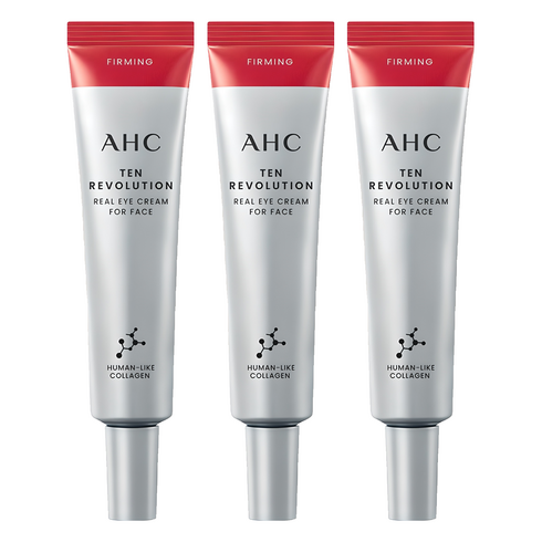 AHC 텐 레볼루션 리얼 아이크림 포 페이스, 35ml, 3개