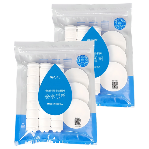 아토젯 순수필터 바디필터 3p + 헤드필터 3p, 2개