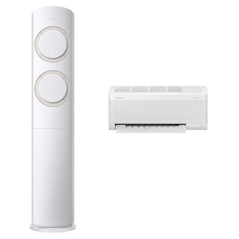 삼성전자 62.6㎡(19평) + 18.7㎡(5.7평) AI Q9000 홈멀티형 에어컨 AF60F19D11BRT + 리모컨 세트 방문설치, 일반배관형