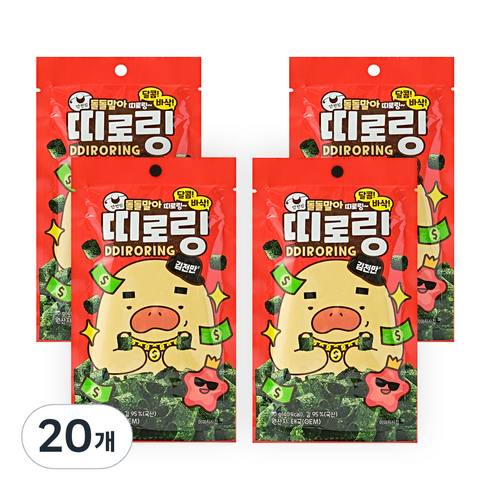 만전김 띠로링, 10g, 20개