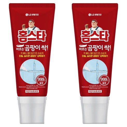 홈스타 바르는 곰팡이 싹 세정제, 120ml, 2개