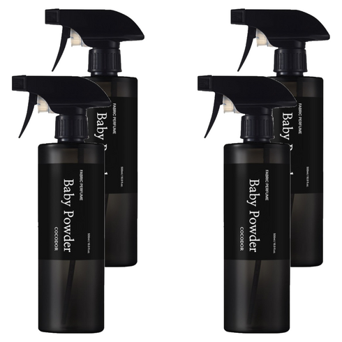 코코도르 패브릭 퍼퓸 섬유탈취제 베이비파우더 본품, 500ml, 4개