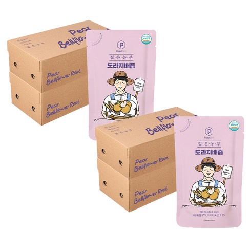 푸릇담 젊은농부 도라지배즙 30p, 3L, 4개