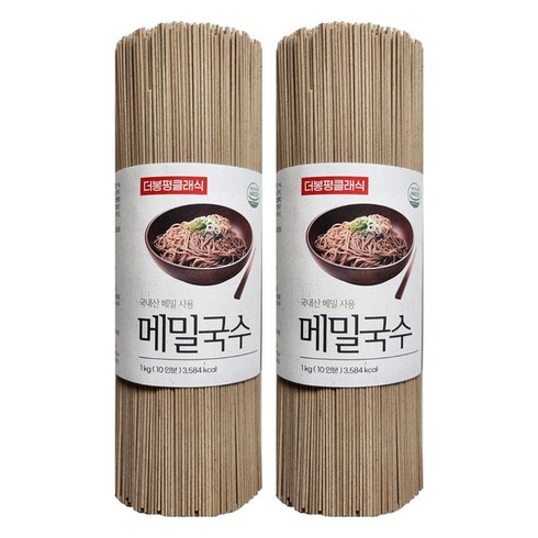 더봉평클래식 메밀국수, 1kg, 2개