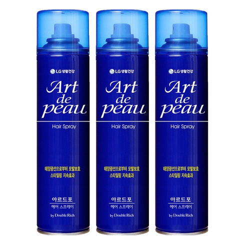LG생활건강 아르드포 헤어스프레이, 200ml, 3개
