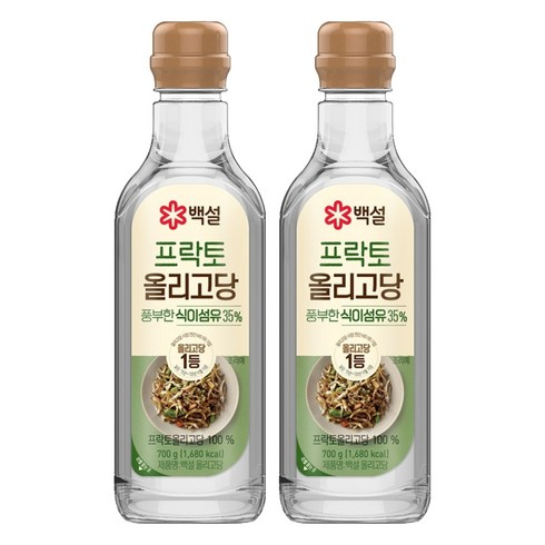 백설 올리고당, 700g, 2개