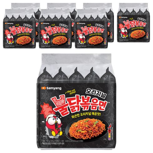 불닭볶음면 140g, 40개