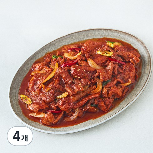 오늘차림 한돈 고추장 제육볶음, 4개, 600g