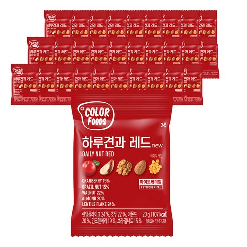 하루견과 레드, 20g, 30개