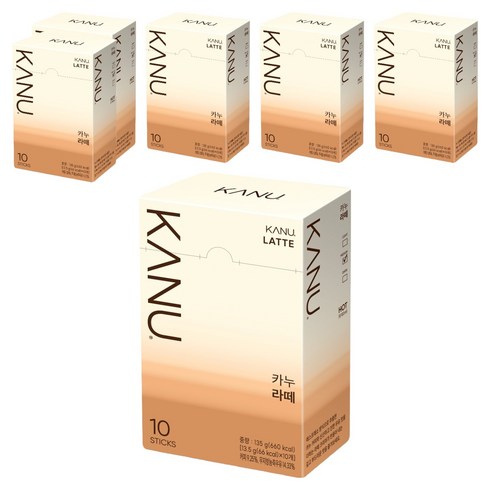 카누 라떼 스틱커피, 13.5g, 10개입, 6개