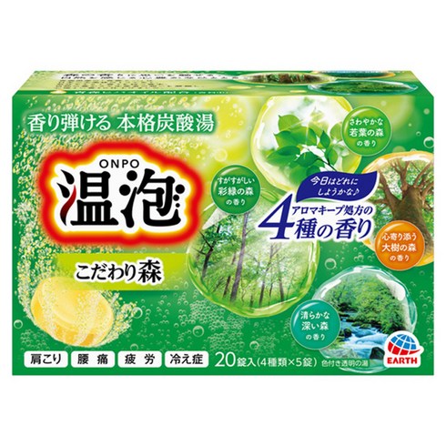 온포 탄산입욕제 포레스트향, 800g, 1개