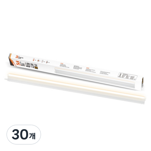 닥터룩스 LED T5 간접조명 15W 900mm, 전구색, 30개