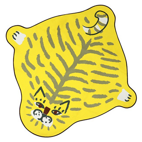 키포포 미끄럼방지 고급 카메라 감싸개 가방 40 x 40 cm, 노란 표범, 1개