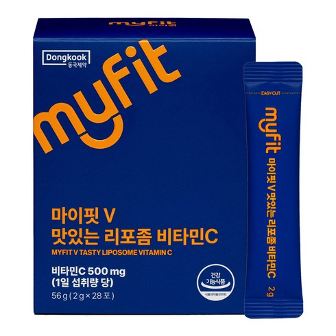 동국제약 마이핏V 맛있는 리포좀 비타민C 28p, 56g, 1개