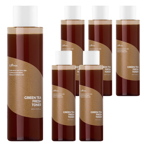 이즈앤트리 그린티 프레쉬 토너, 200ml, 6개