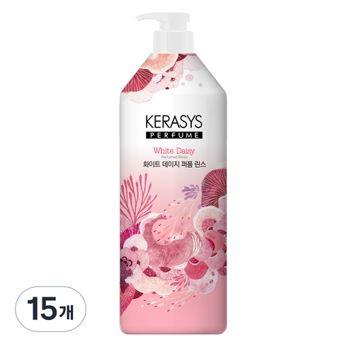 케라시스 퍼퓸 린스 화이트 데이, 1L, 15개