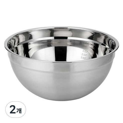 발룬피니 올스텐 깊은 믹싱볼, 5.7L, 2개