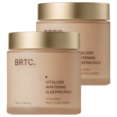 비알티씨 바이탈라이저 화이트닝 슬리핑 팩, 100ml, 2개