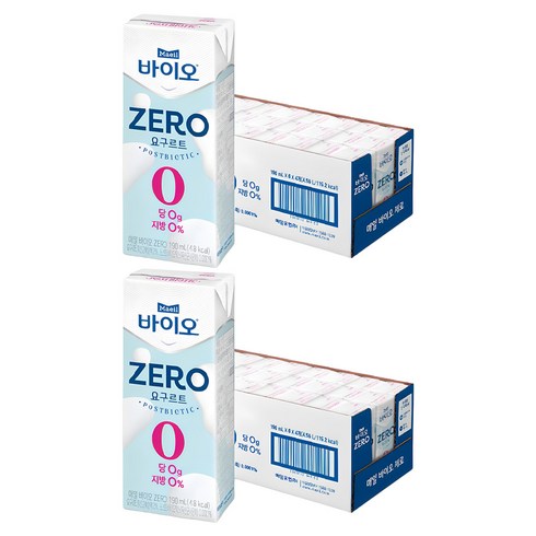 매일바이오 ZERO 요구르트, 190ml, 48개