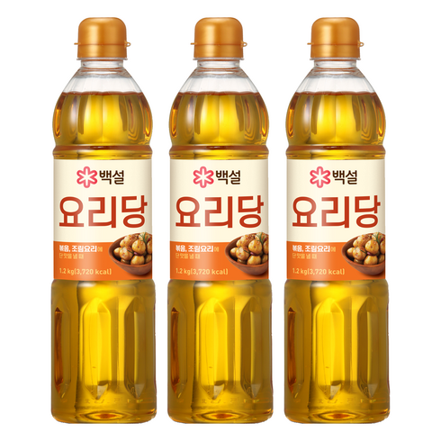 백설 요리당, 1.2kg, 3개