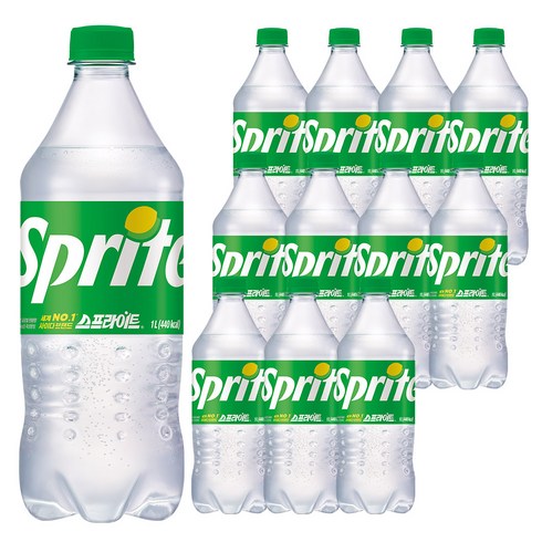 스프라이트 사이다, 1L, 12개