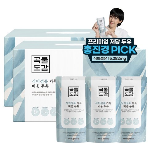 곡물도감 식이섬유 가득 비움 두유, 180ml, 30개