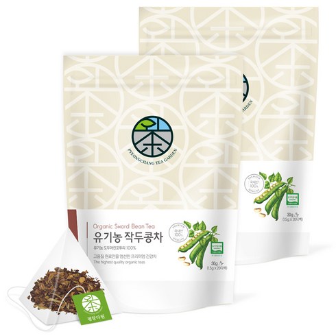 평창다원 유기농 작두콩차 삼각티백, 1.5g, 20개입, 2개