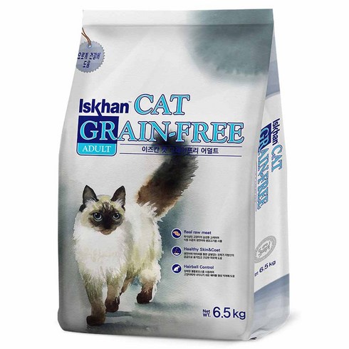 이즈칸 캣 그레인프리 건식사료, 어덜트, 6.5kg, 1개