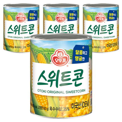 오뚜기 스위트콘 통조림, 198g, 4개