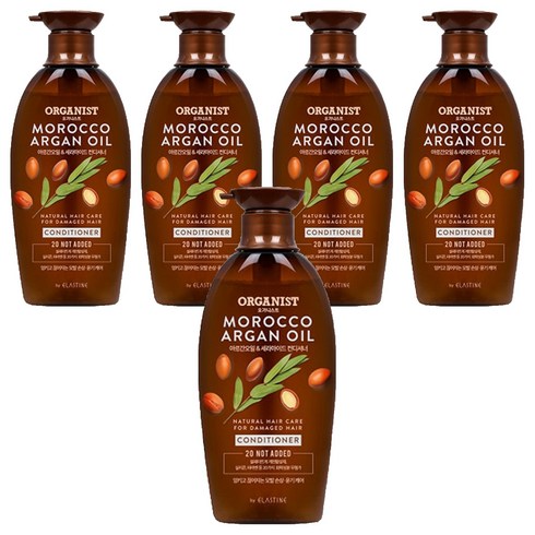 오가니스트 모로코 아르간오일 윤기영양 컨디셔너, 500ml, 5개