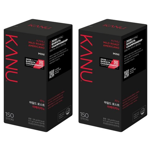 카누 마일드 미니 원두커피믹스, 900mg, 150개입, 2개