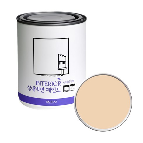 노루페인트 실내벽면 페인트, MD 5064 Beige Cream, 1L, 1개