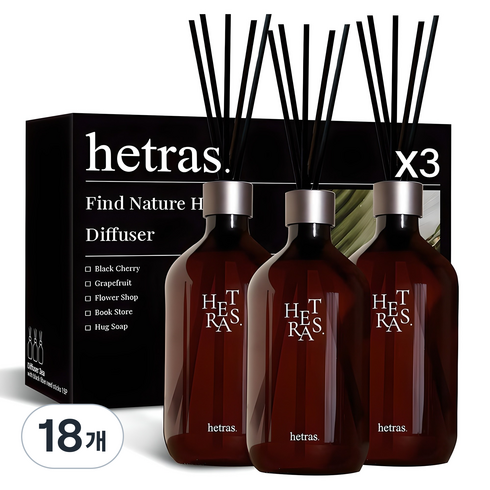 헤트라스 대용량 디퓨저, 호텔우드, 18개