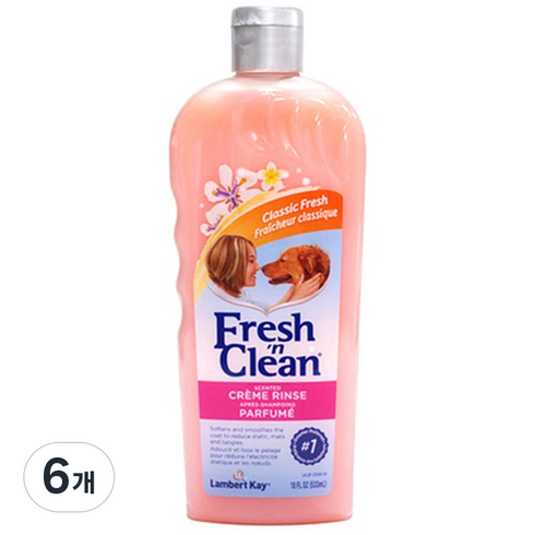 램버트케이 후레쉬앤클린 센티드 애견 크림린스, 533ml, 6개