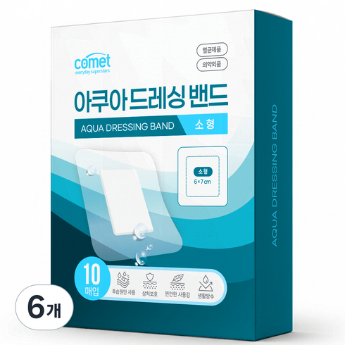 탐사 아쿠아 드레싱 밴드 10p, 6개